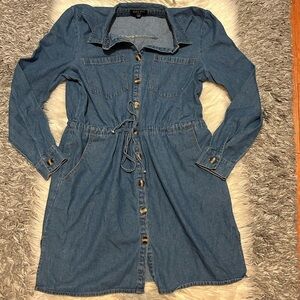 Blue Denim Dress